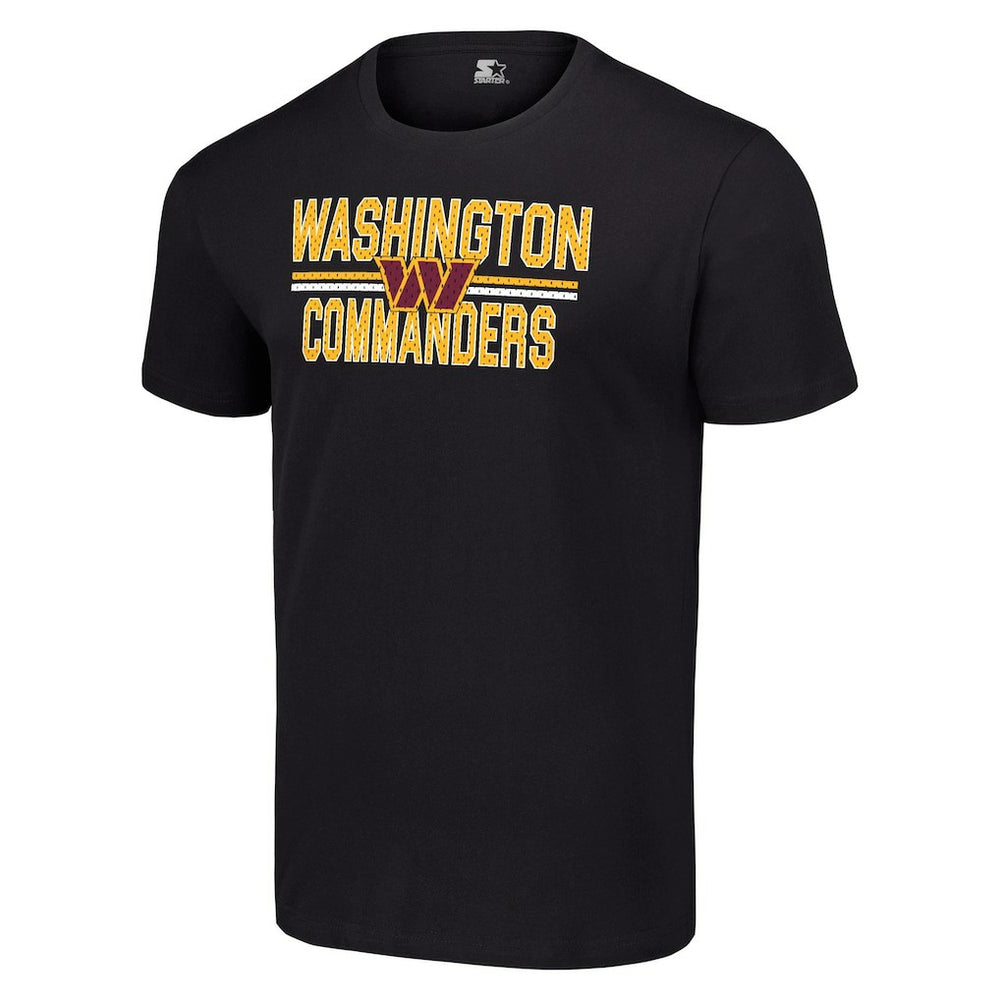 Washington Commanders Starter Team Mesh Print Graphic T-Shirt - Black sale