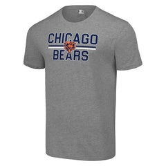 Chicago Bears Starter Team Mesh Print Graphic T-Shirt - Heather Gray cheap