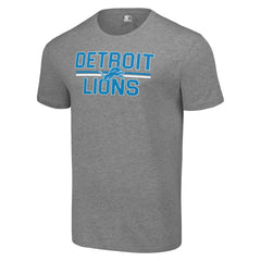 Detroit Lions Starter Team Mesh Print Graphic T-Shirt - Heather Gray for sale