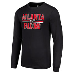 Atlanta Falcons Starter Team Mesh Print Graphic Long Sleeve T-Shirt - Black online