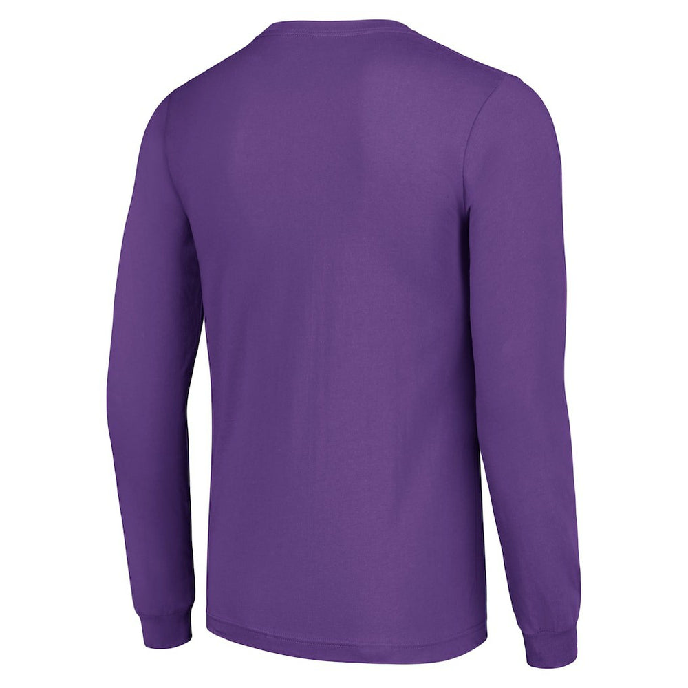 Minnesota Vikings Starter Team Mesh Print Graphic Long Sleeve T-Shirt - Purple discount