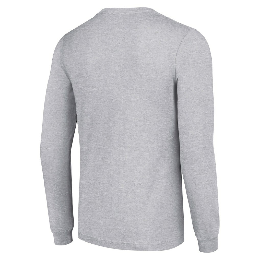 Washington Commanders Starter Team Mesh Print Graphic Long Sleeve T-Shirt - Heather Gray for sale