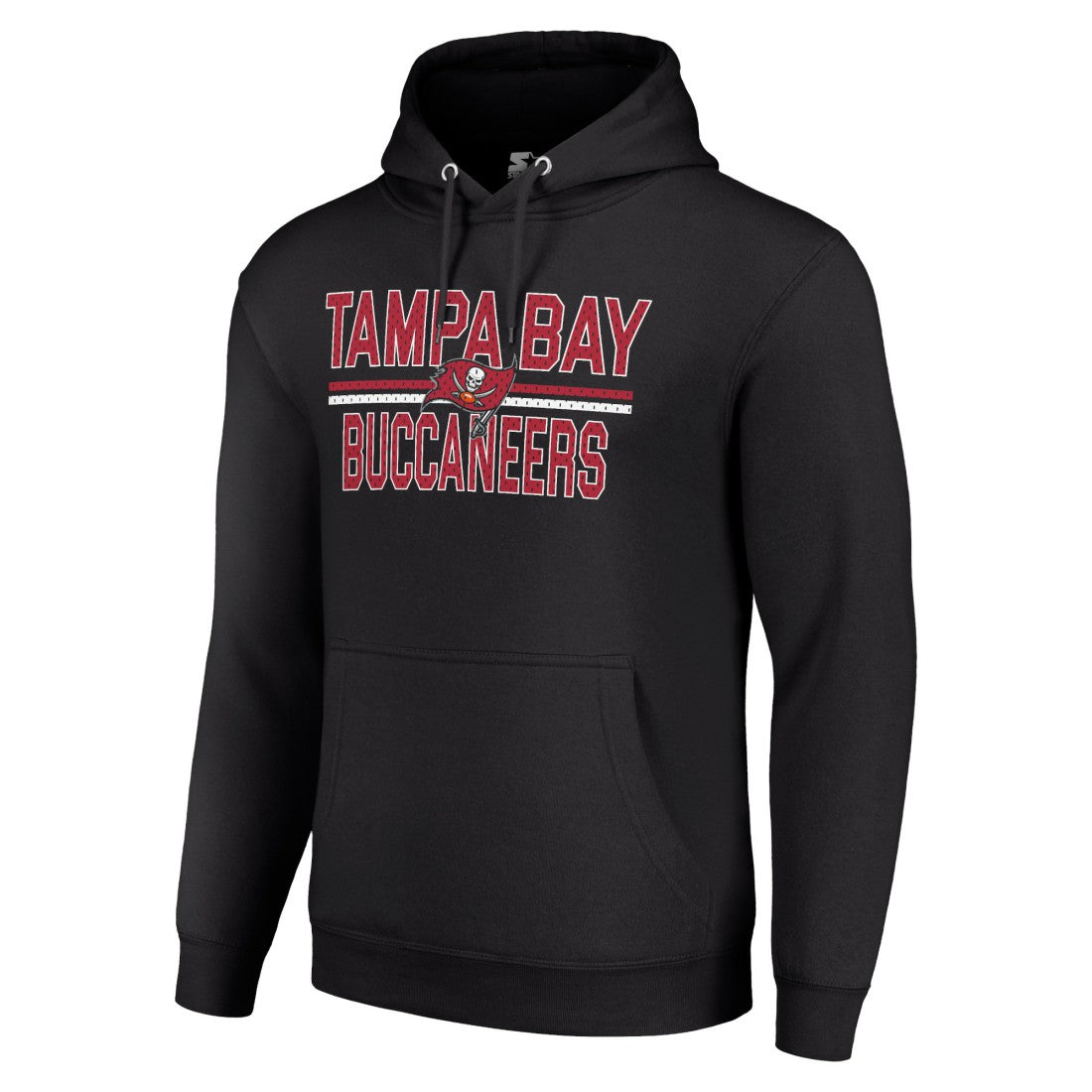 Tampa Bay Buccaneers Starter Unisex Team Mesh Print Graphic Tri-Blend Pullover Hoodie - Black for sale