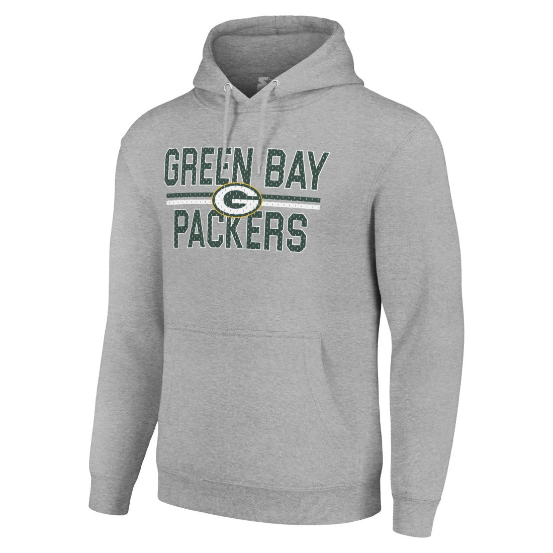 Green Bay Packers Starter Unisex Team Mesh Print Graphic Tri-Blend Pullover Hoodie - Heather Gray cheap