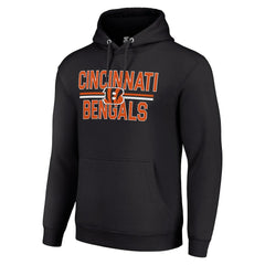 Cincinnati Bengals Starter Unisex Team Mesh Print Graphic Tri-Blend Pullover Hoodie - Black discount