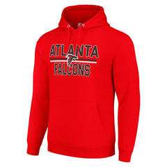 Atlanta Falcons Starter Unisex Team Mesh Print Graphic Tri-Blend Pullover Hoodie - Red discount