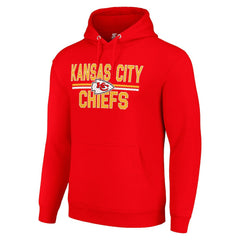 Kansas City Chiefs Starter Unisex Team Mesh Print Graphic Tri-Blend Pullover Hoodie - Red sale