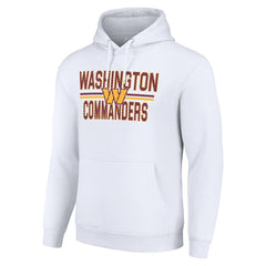 Washington Commanders Starter Unisex Team Mesh Print Graphic Tri-Blend Pullover Hoodie - White online