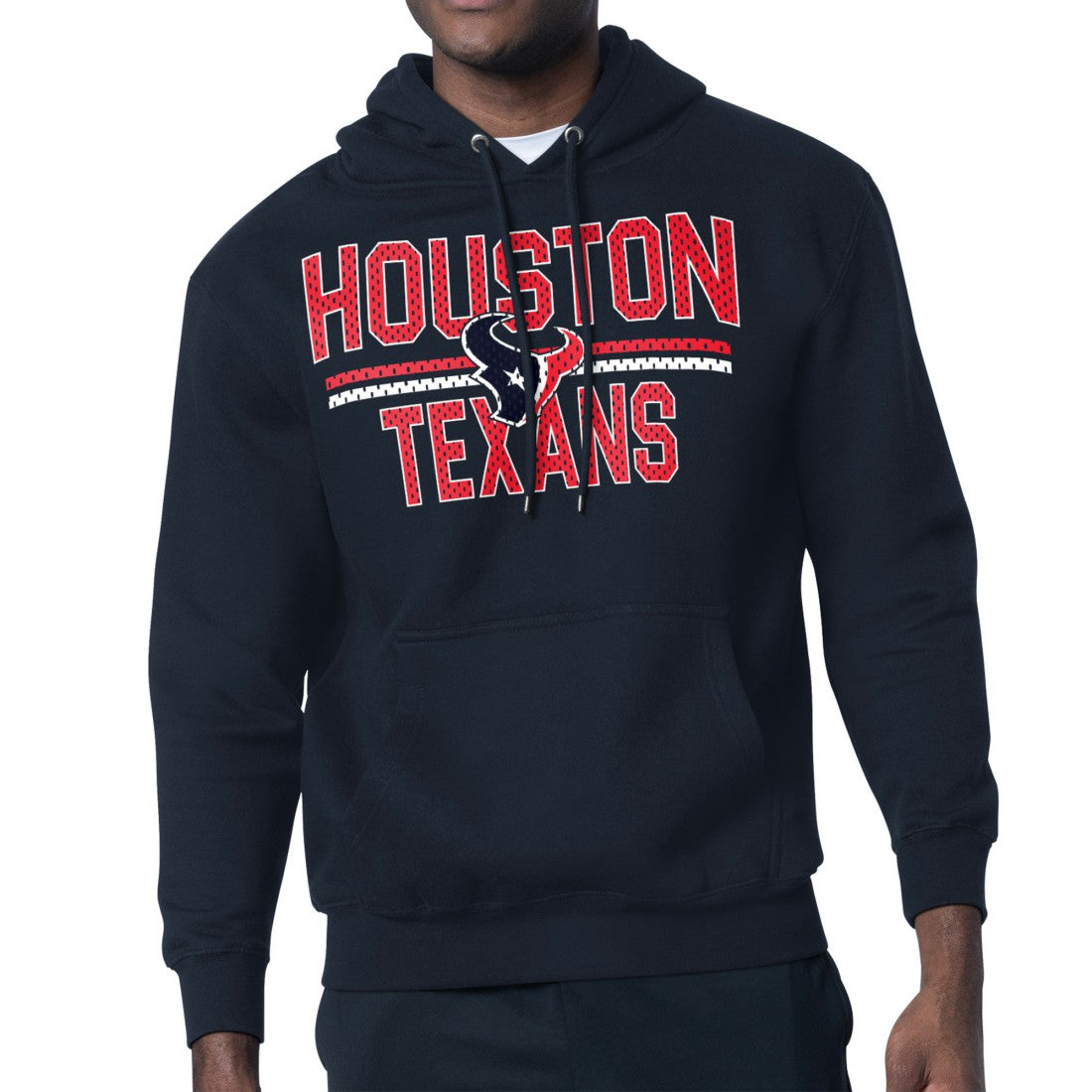 Houston Texans Starter Unisex Team Mesh Print Graphic Tri-Blend Pullover Hoodie - Navy online