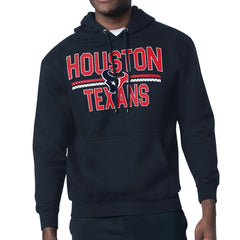 Houston Texans Starter Unisex Team Mesh Print Graphic Tri-Blend Pullover Hoodie - Navy online