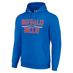 Buffalo Bills Starter Unisex Team Mesh Print Graphic Tri-Blend Pullover Hoodie - Royal online
