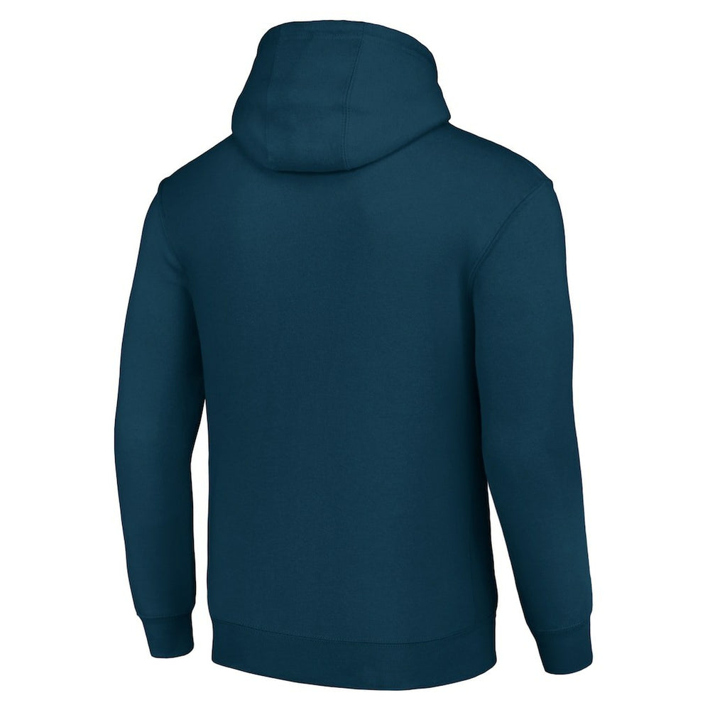 Denver Broncos Starter Unisex Team Mesh Print Graphic Tri-Blend Pullover Hoodie - Navy cheap