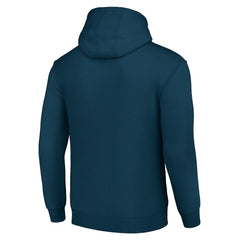 Denver Broncos Starter Unisex Team Mesh Print Graphic Tri-Blend Pullover Hoodie - Navy cheap