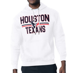 Houston Texans Starter Unisex Team Mesh Print Graphic Tri-Blend Pullover Hoodie - White cheap