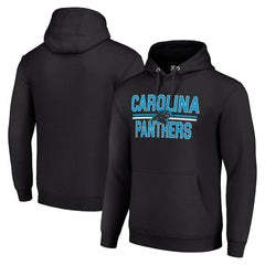Carolina Panthers Starter Unisex Team Mesh Print Graphic Tri-Blend Pullover Hoodie - Black on sale