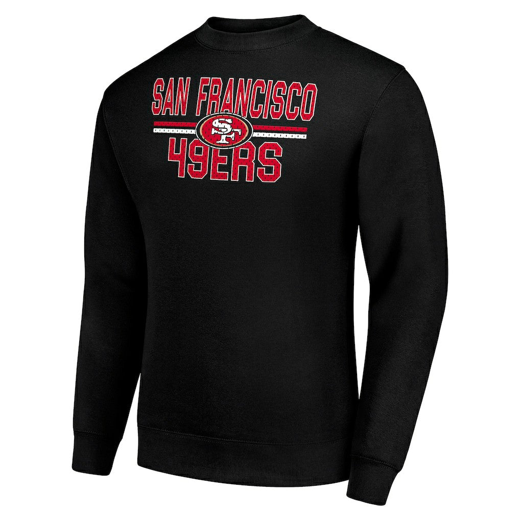 San Francisco 49ers Starter Team Mesh Print Graphic Pullover Sweatshirt - Black online
