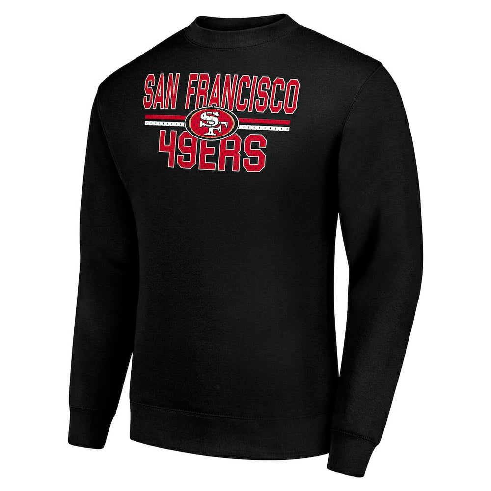 San Francisco 49ers Starter Team Mesh Print Graphic Pullover Sweatshirt - Black online