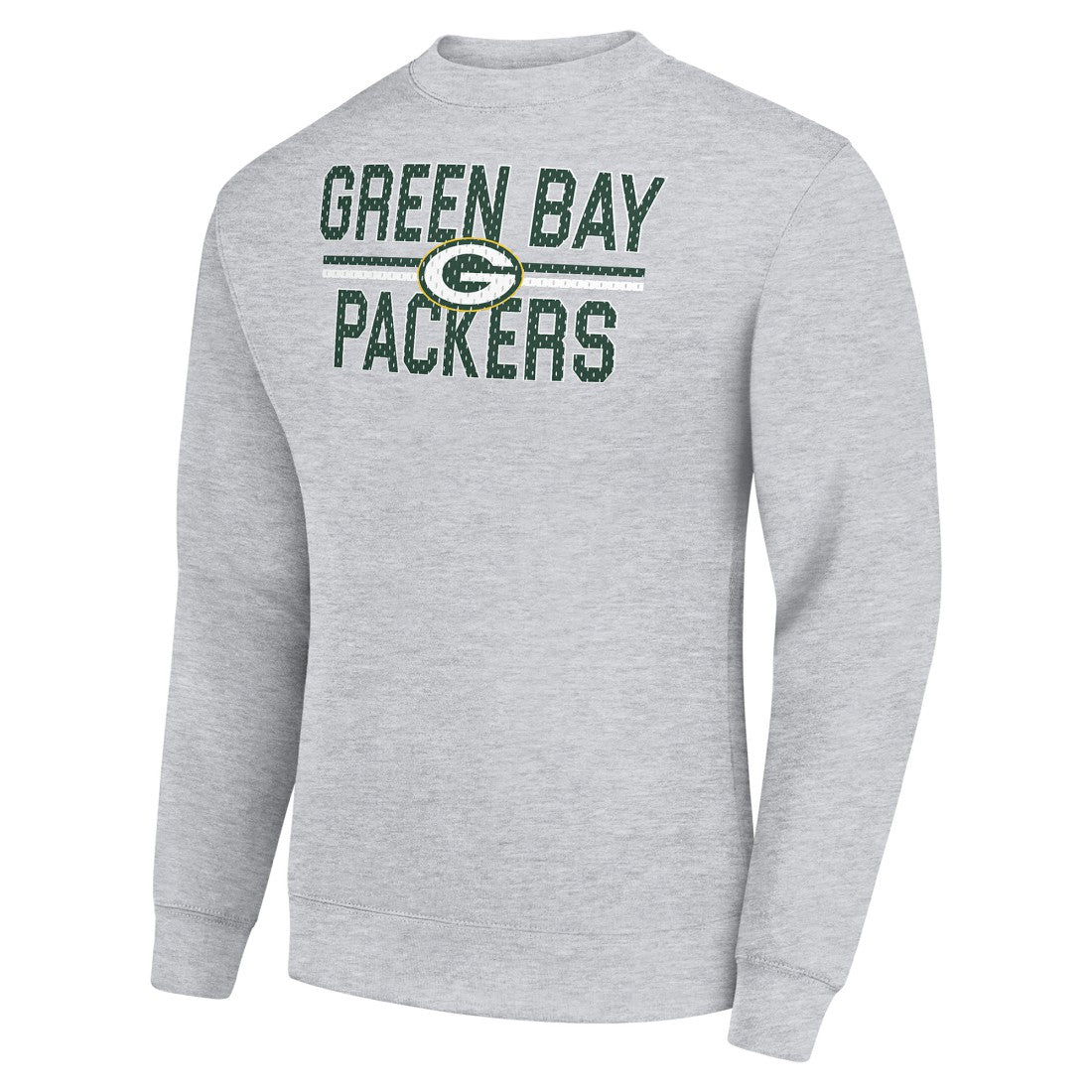 Green Bay Packers Starter Team Mesh Print Graphic Pullover Sweatshirt - Heather Gray sale