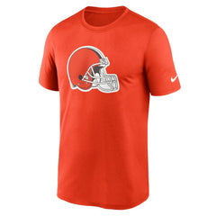 Cleveland Browns Legend Logo Helmet Performance T-Shirt - Orange | Nike for sale
