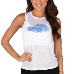 Detroit Lions Concepts Sport Women's Infuse Lightweight Slub Knit Tank Top - White cheap