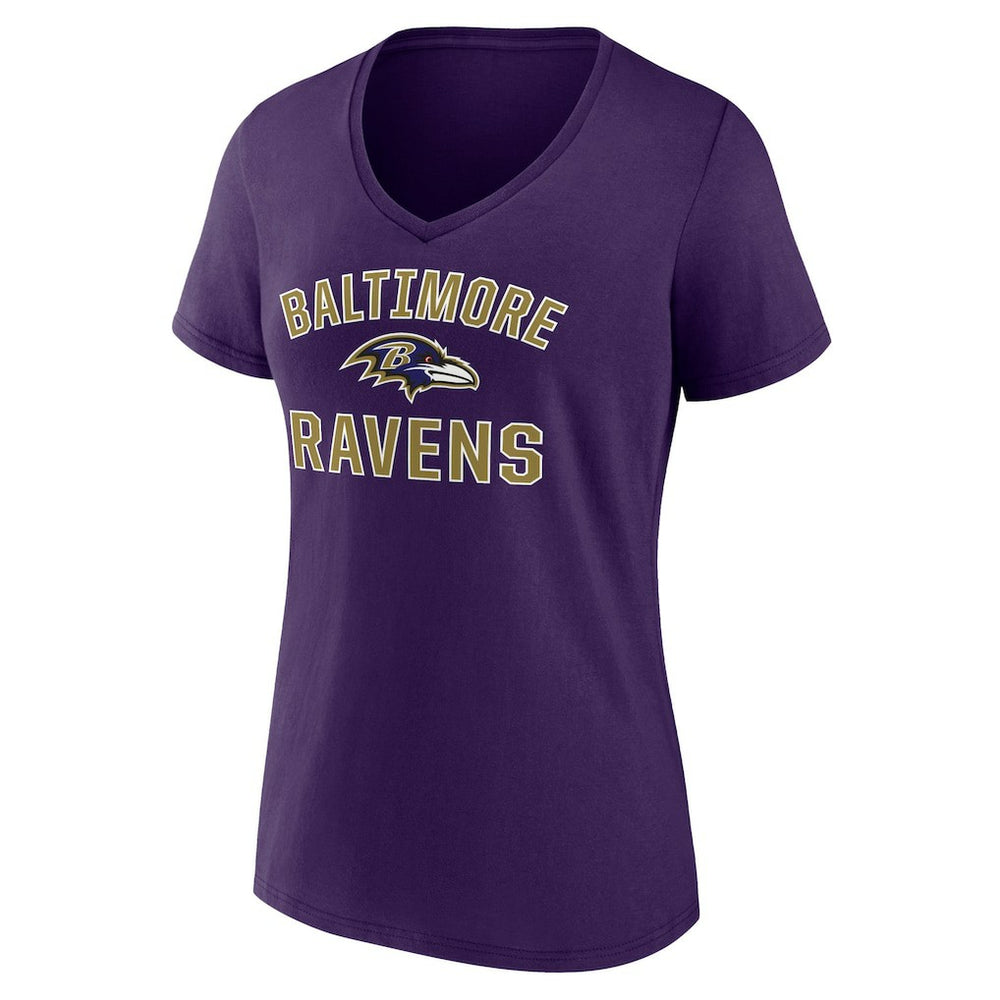 Baltimore Ravens Women's Victory Arch V-Neck T-Shirt - Purple outlet