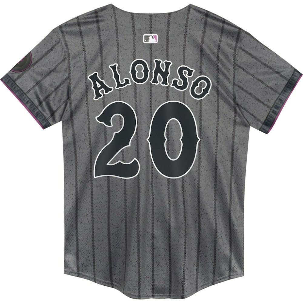 Pete Alonso New York Mets Preschool 2024 City Connect Limited Player Jersey - Graphite | Nike
