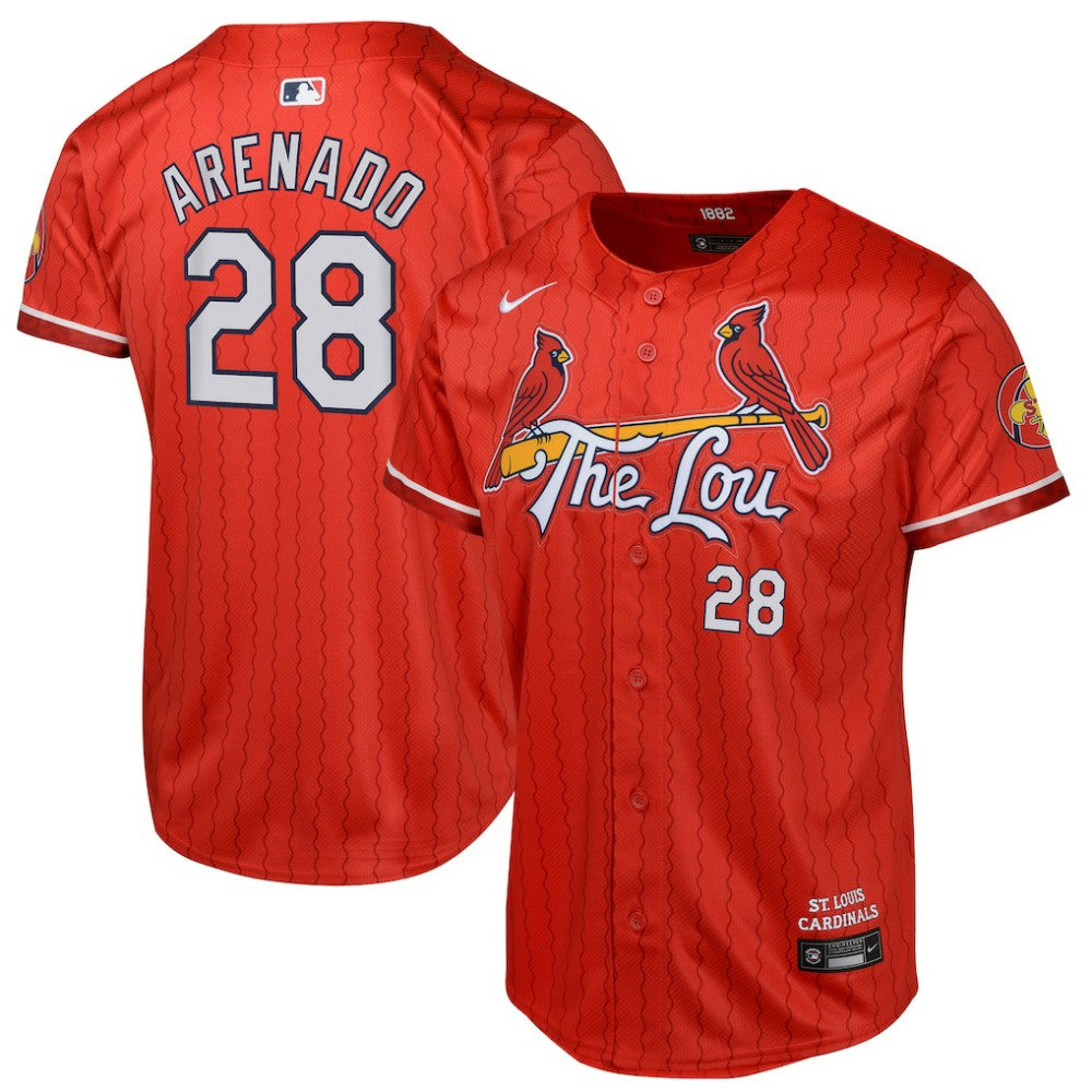Nolan Arenado St. Louis Cardinals Youth 2024 City Connect Limited Player Jersey - Red | Nike