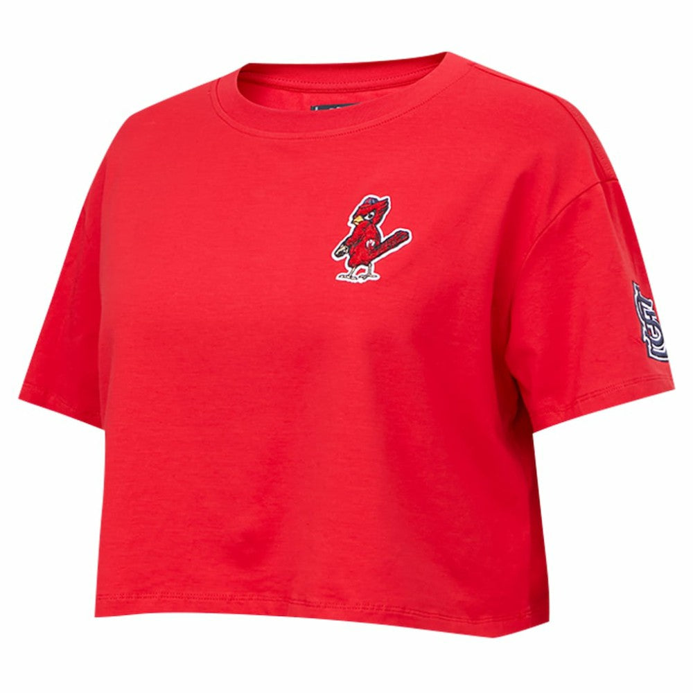 Washington Nationals Pro Standard Women's Classic SJ Cropped Boxy T-Shirt - Red