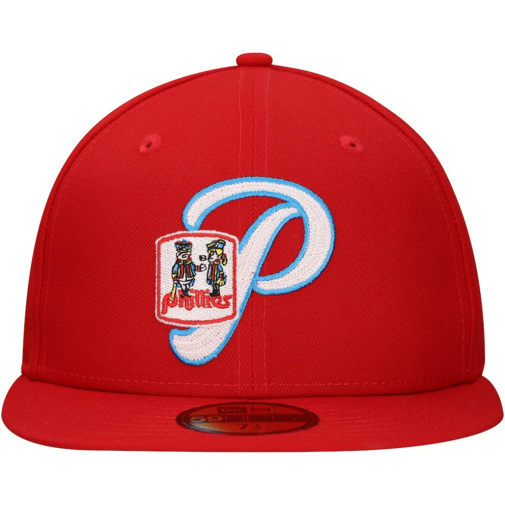 Philadelphia Phillies  Duo Logo 2.0 59FIFTY Fitted Hat - Red | New Era