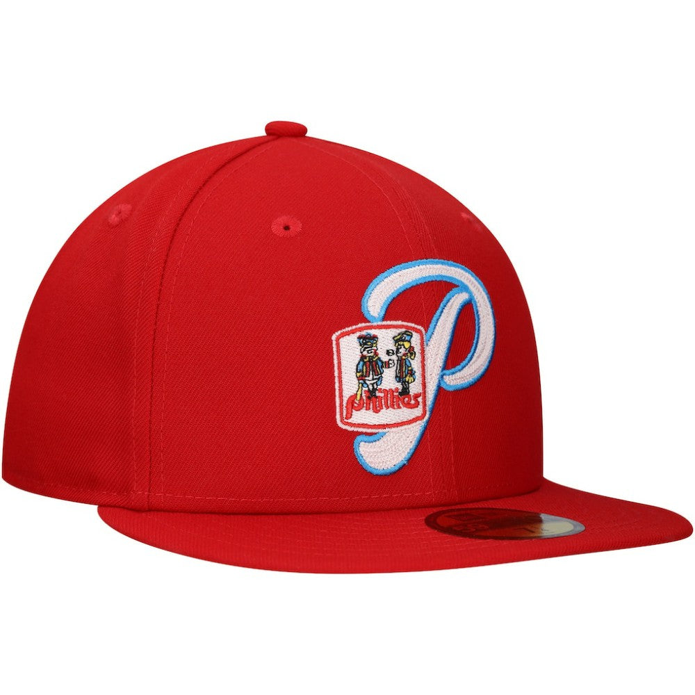 Philadelphia Phillies  Duo Logo 2.0 59FIFTY Fitted Hat - Red | New Era
