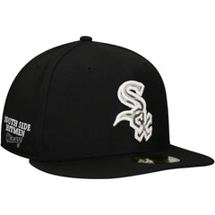 Chicago White Sox Troop Chant Camo Undervisor 59FIFTY Fitted Hat - Black | New Era