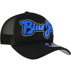 Toronto Blue Jays Retro Bold A-Frame Trucker 9FORTY Adjustable Hat - Black | New Era