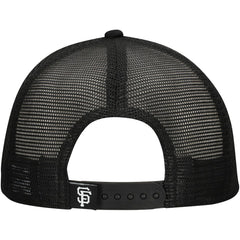 San Francisco Giants Retro Bold A-Frame Trucker 9FORTY Adjustable Hat - Black | New Era