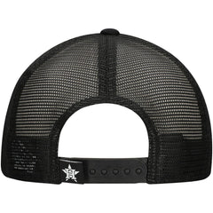 Houston Astros Retro Bold A-Frame Trucker 9FORTY Adjustable Hat - Black | New Era