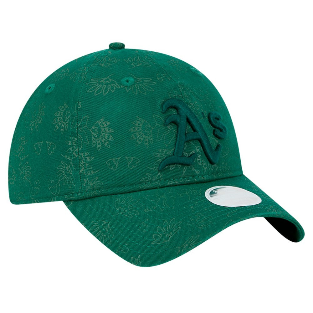 Athletics Women's Tonal Floral 9TWENTY Adjustable Hat - Green | New Era