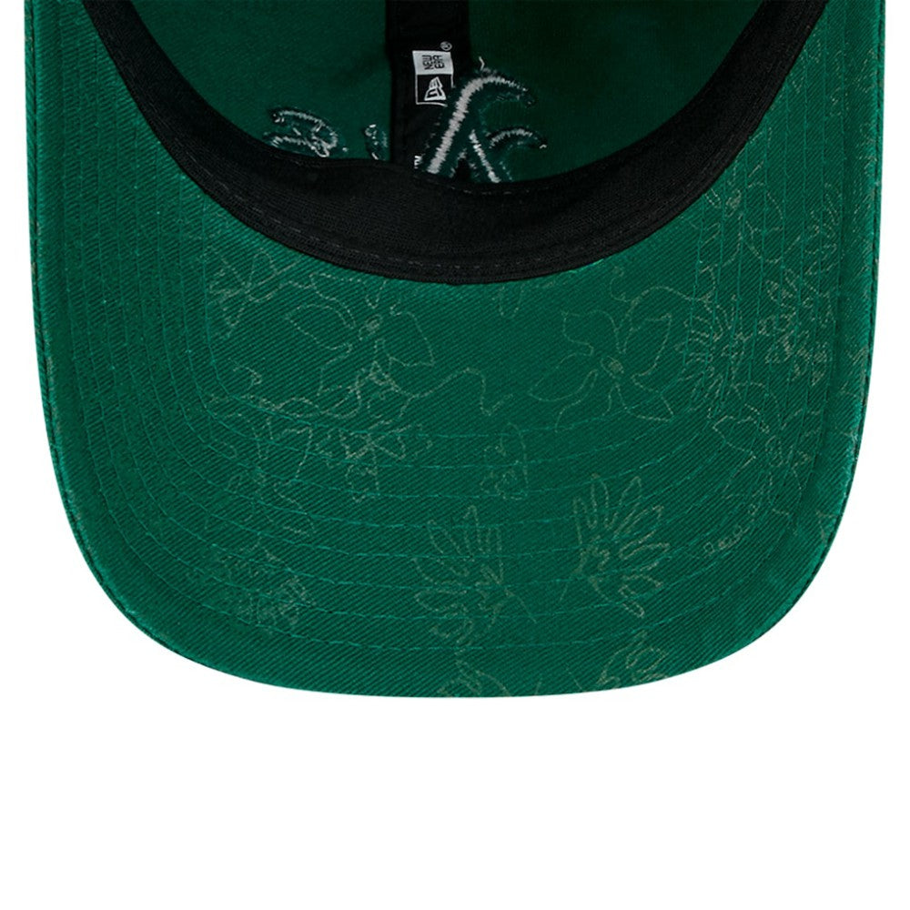 Athletics Women's Tonal Floral 9TWENTY Adjustable Hat - Green | New Era