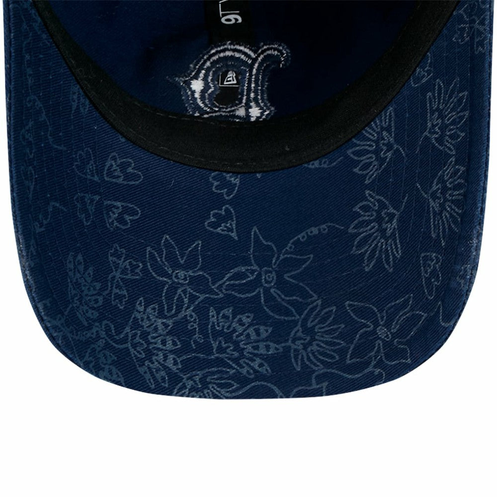 Boston Red Sox Women's Tonal Floral 9TWENTY Adjustable Hat - Navy | New Era