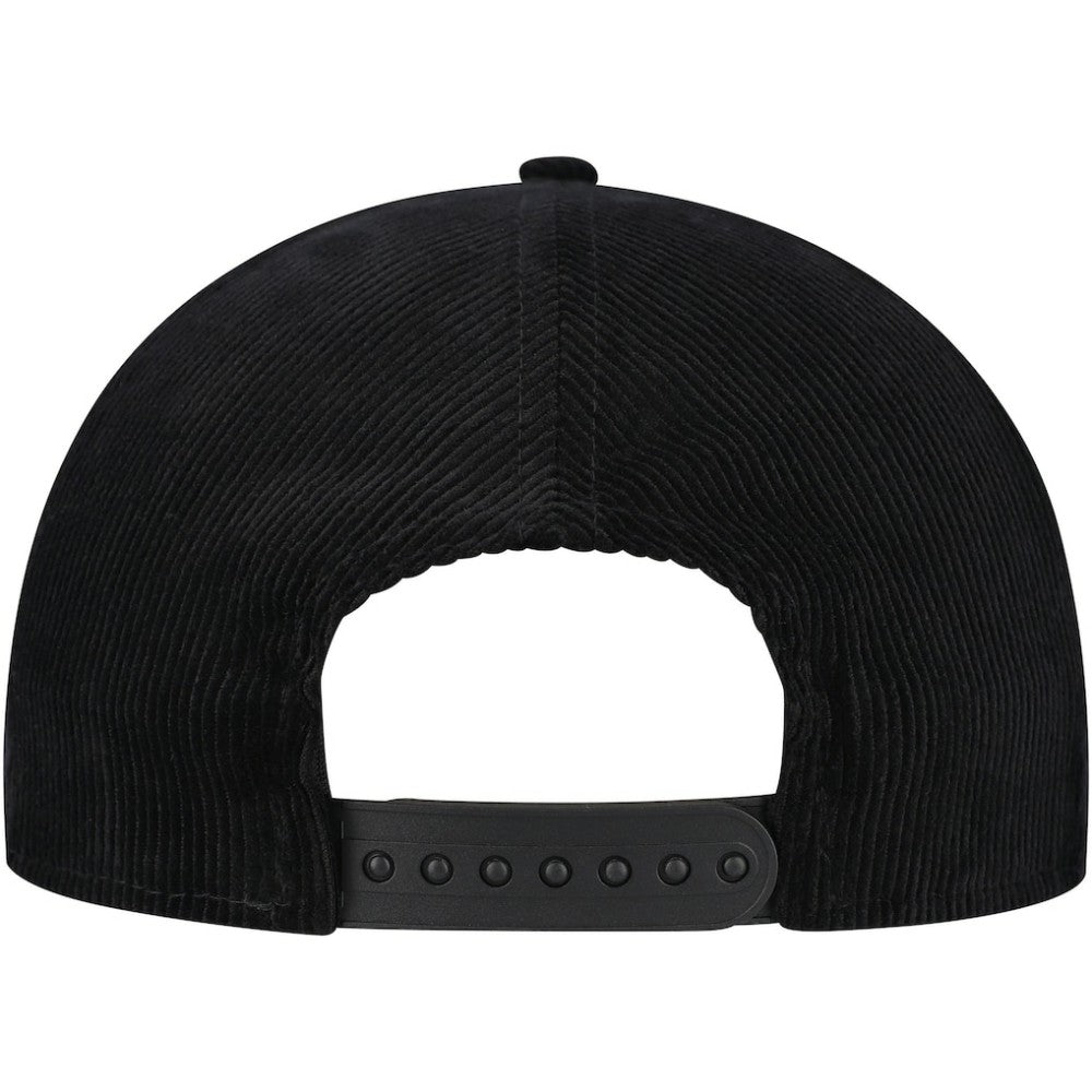 Chicago Cubs Corduroy Filigree Golfer Adjustable Hat - Black | New Era