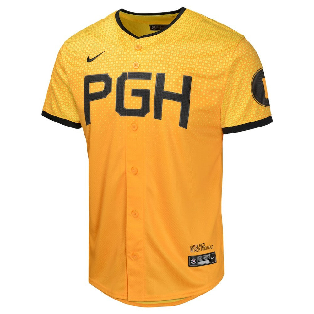 Pittsburgh Pirates Youth City Connect Limited Jersey - Gold | Nike
