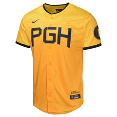 Pittsburgh Pirates Youth City Connect Limited Jersey - Gold | Nike