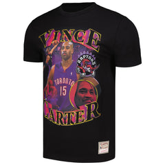 Vince Carter Toronto Raptors Hardwood Classics Collage T-Shirt - Black | Mitchell & Ness sale