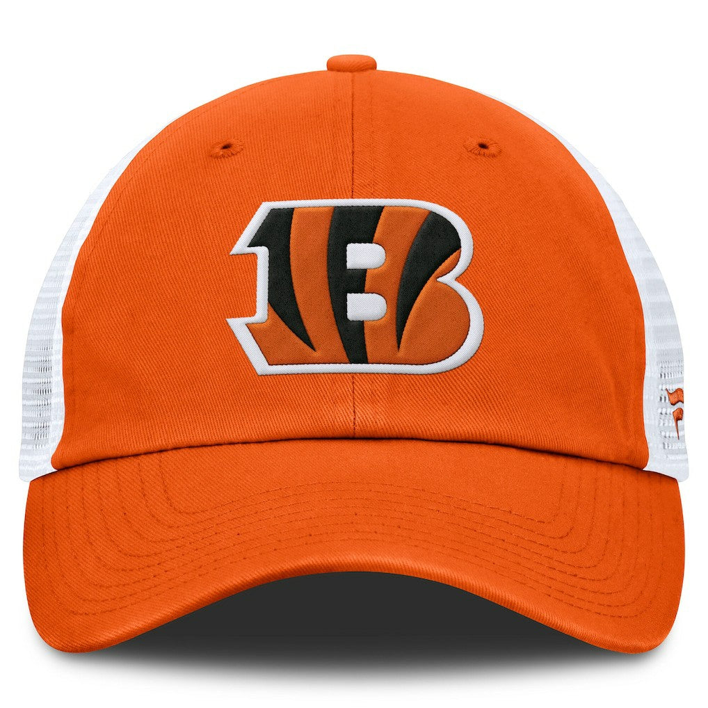 Cincinnati Bengals Trucker Adjustable Hat - Orange/White online