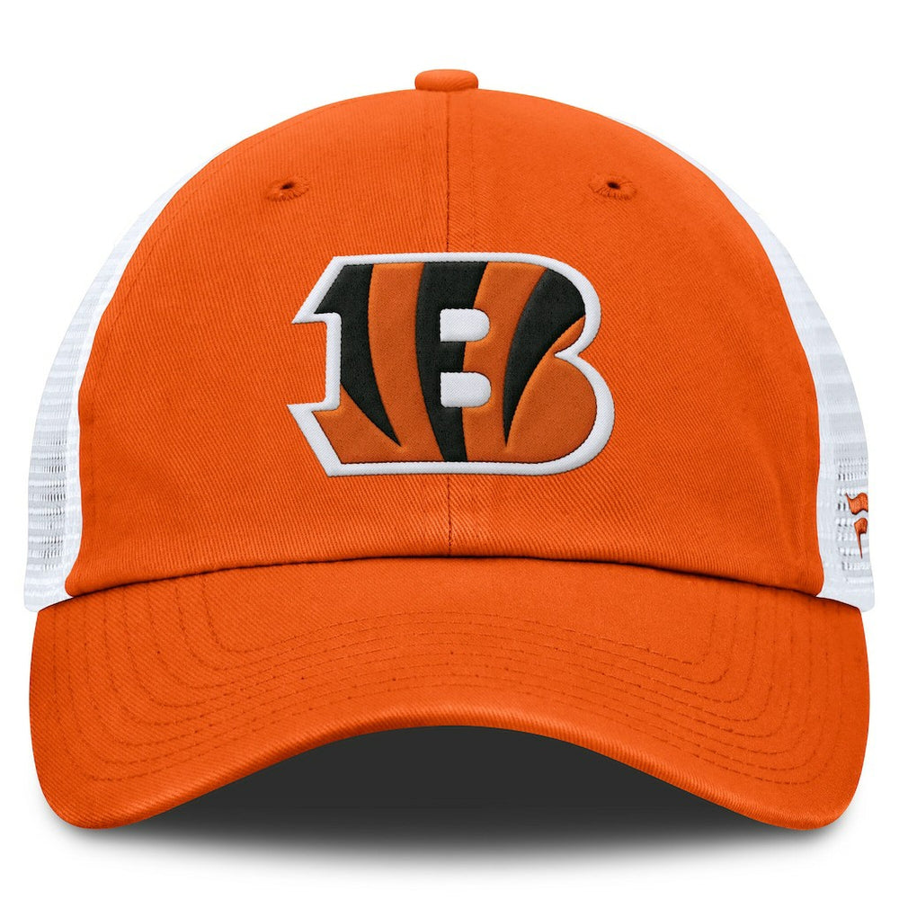 Cincinnati Bengals Trucker Adjustable Hat - Orange/White online