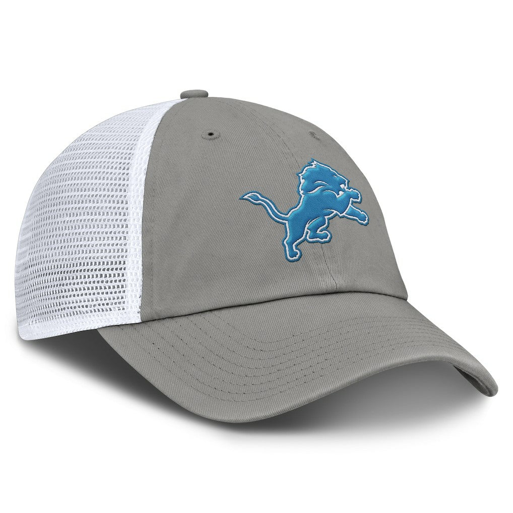 Detroit Lions Trucker Adjustable Hat - Gray/White outlet