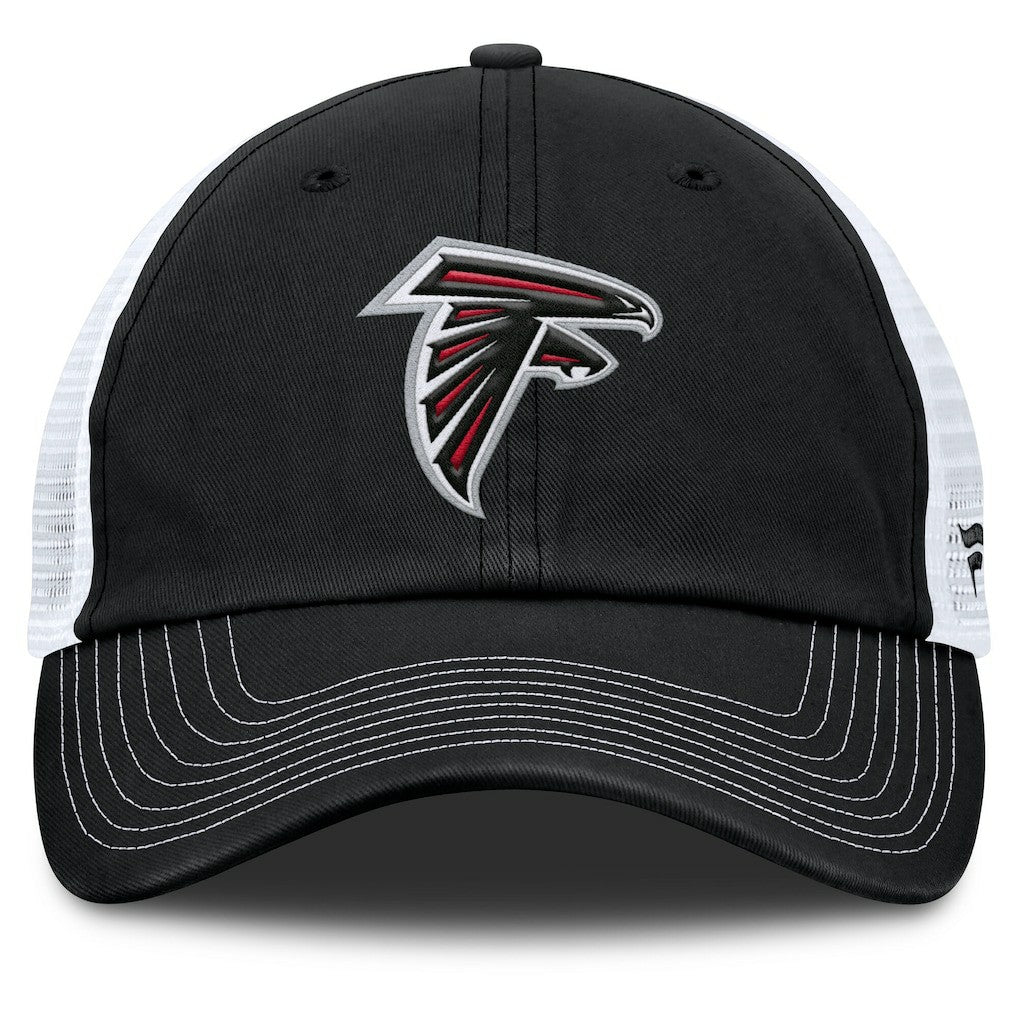 Atlanta Falcons Trucker Adjustable Hat - Black/White for sale