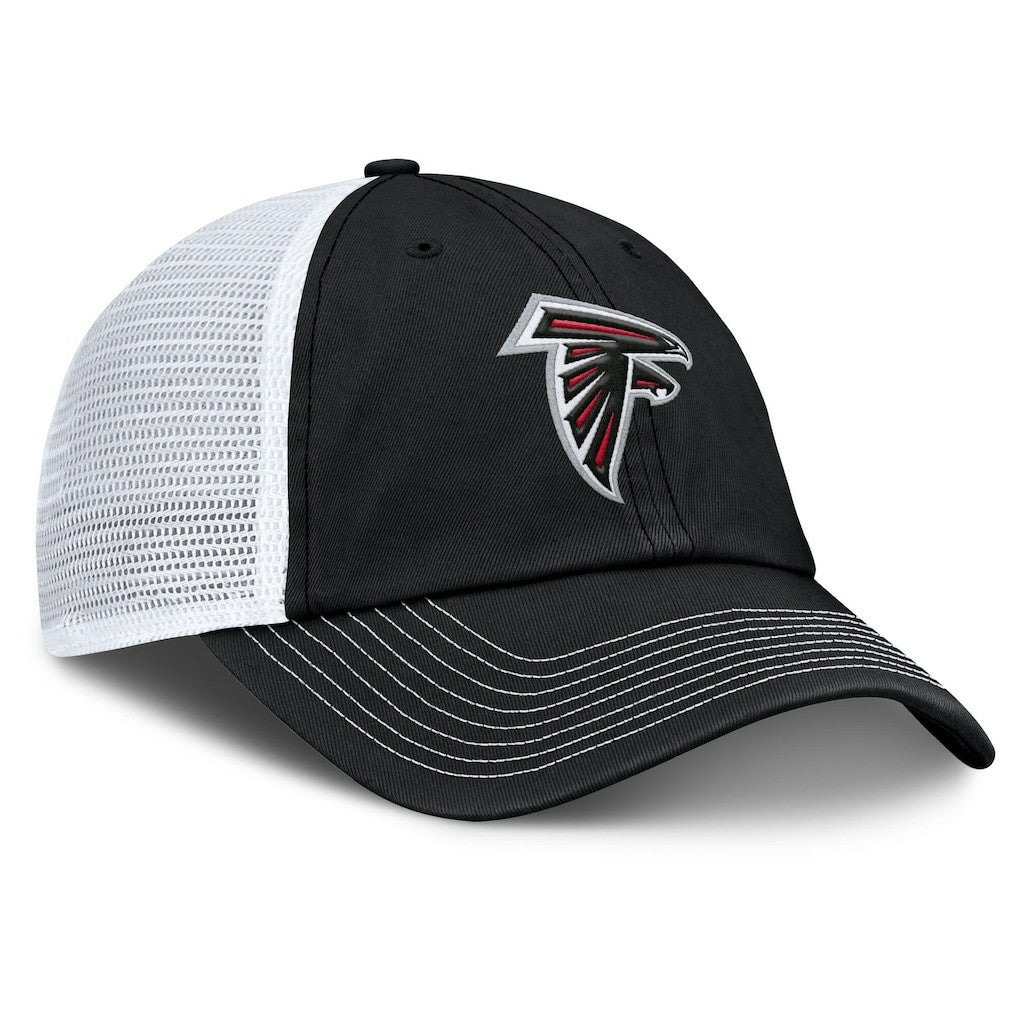 Atlanta Falcons Trucker Adjustable Hat - Black/White for sale