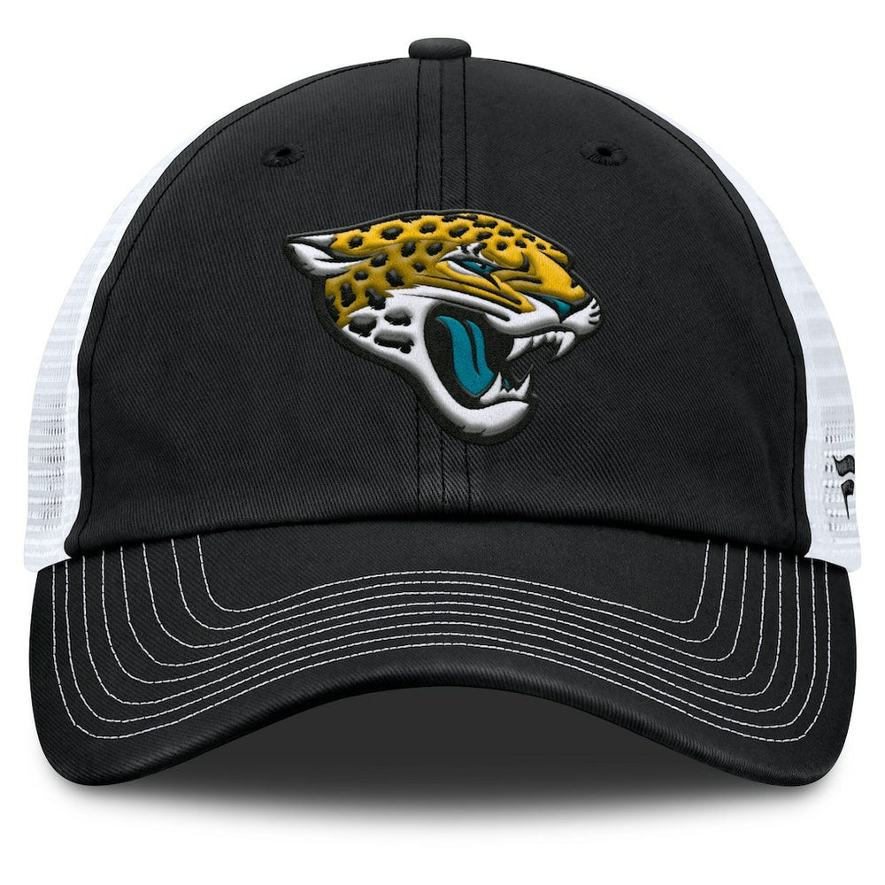 Jacksonville Jaguars Trucker Adjustable Hat - Black/White for sale