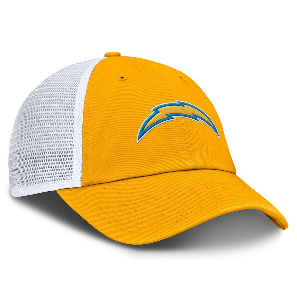 Los Angeles Chargers Trucker Adjustable Hat - Gold/White discount