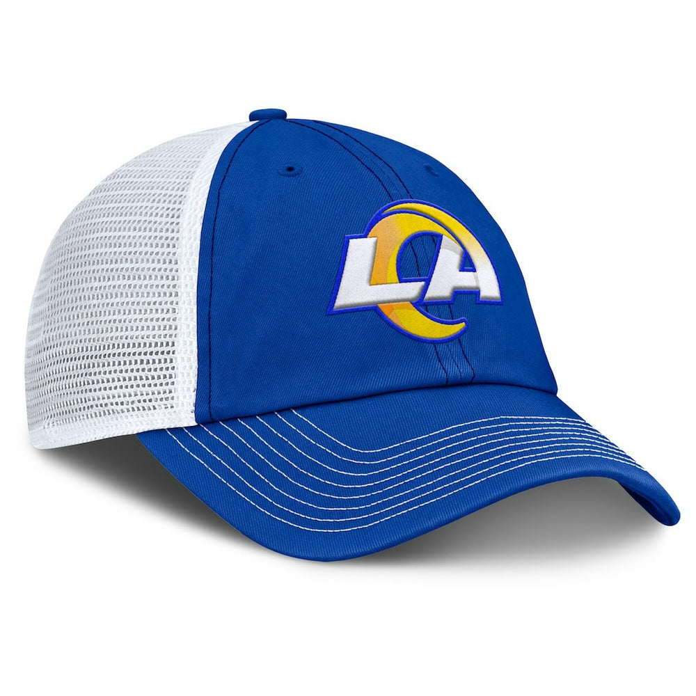 Los Angeles Rams Trucker Adjustable Hat - Royal/White cheap