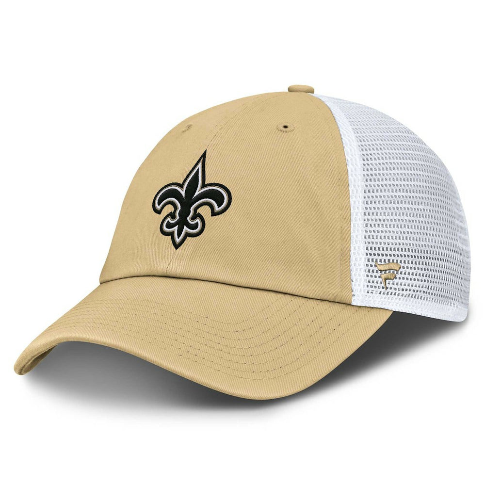 New Orleans Saints Trucker Adjustable Hat - Gold/White for sale